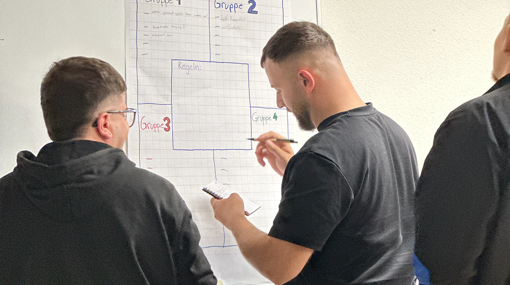 Präsenzunterricht im Schulungsraum